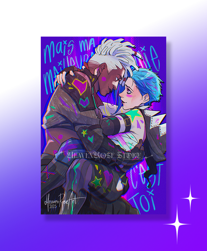 ARCANE Ekko x Jinx Print