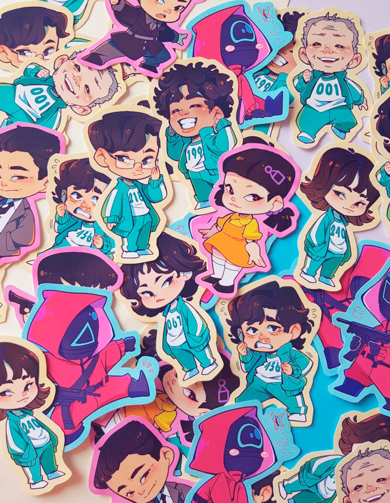 SQUID GAME Stickers