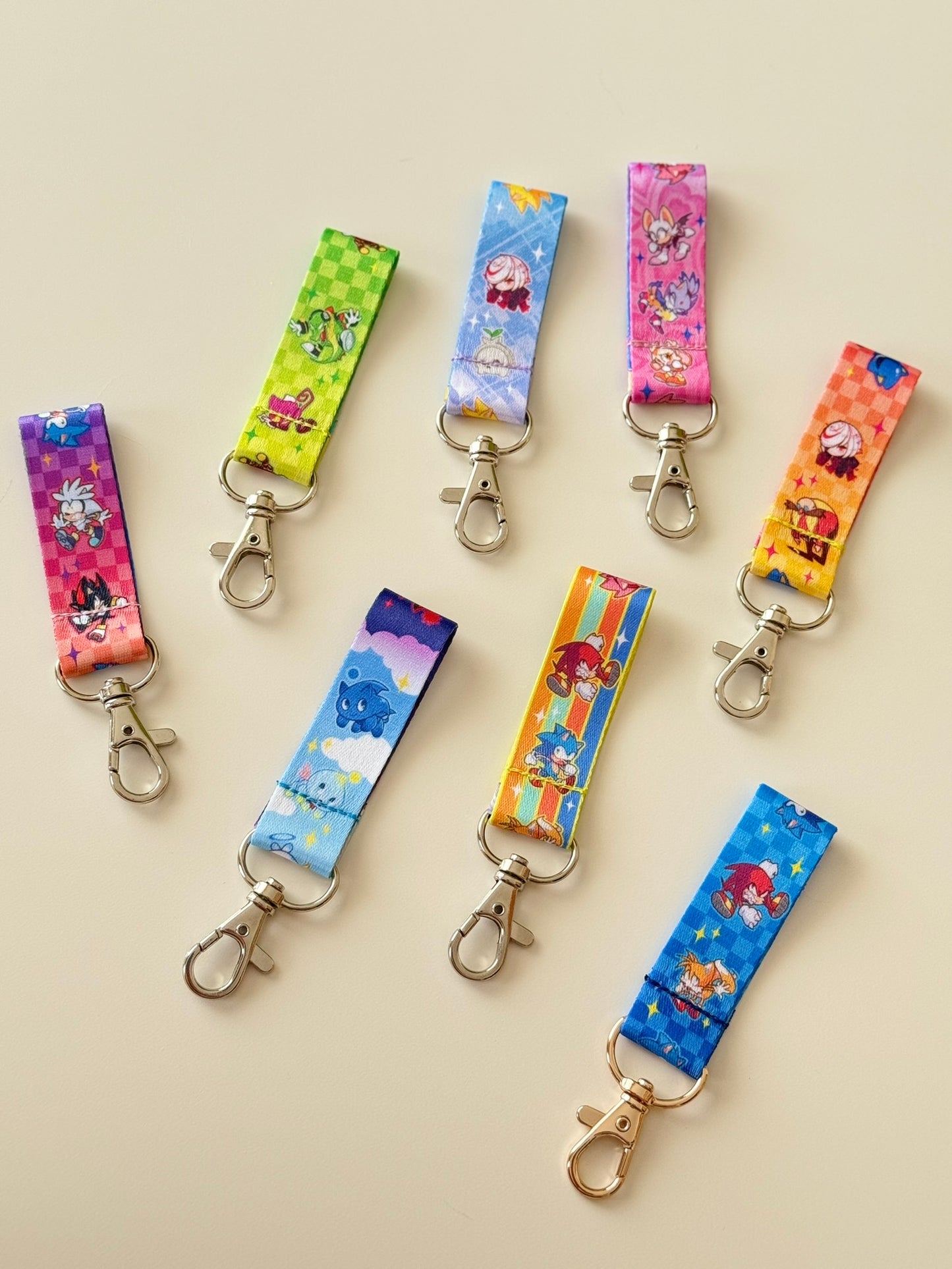Sonic The Hedgehog mini Lanyards