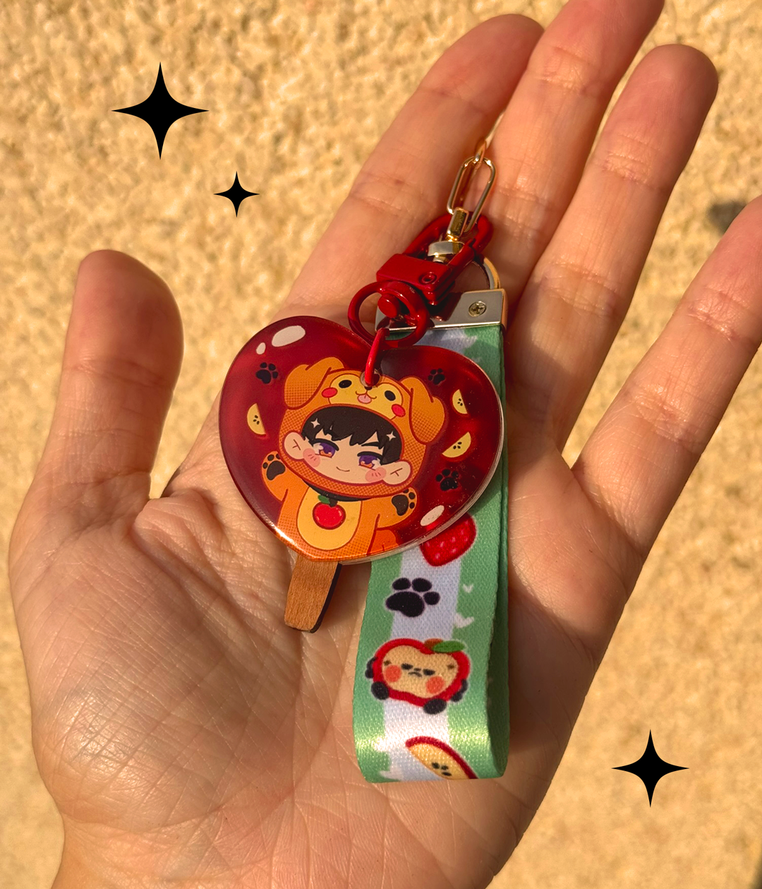 Love & Deepspace Popsicle Keychains
