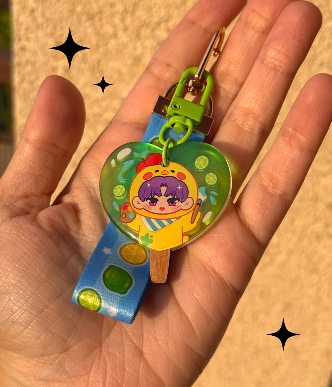 Love & Deepspace Popsicle Keychains