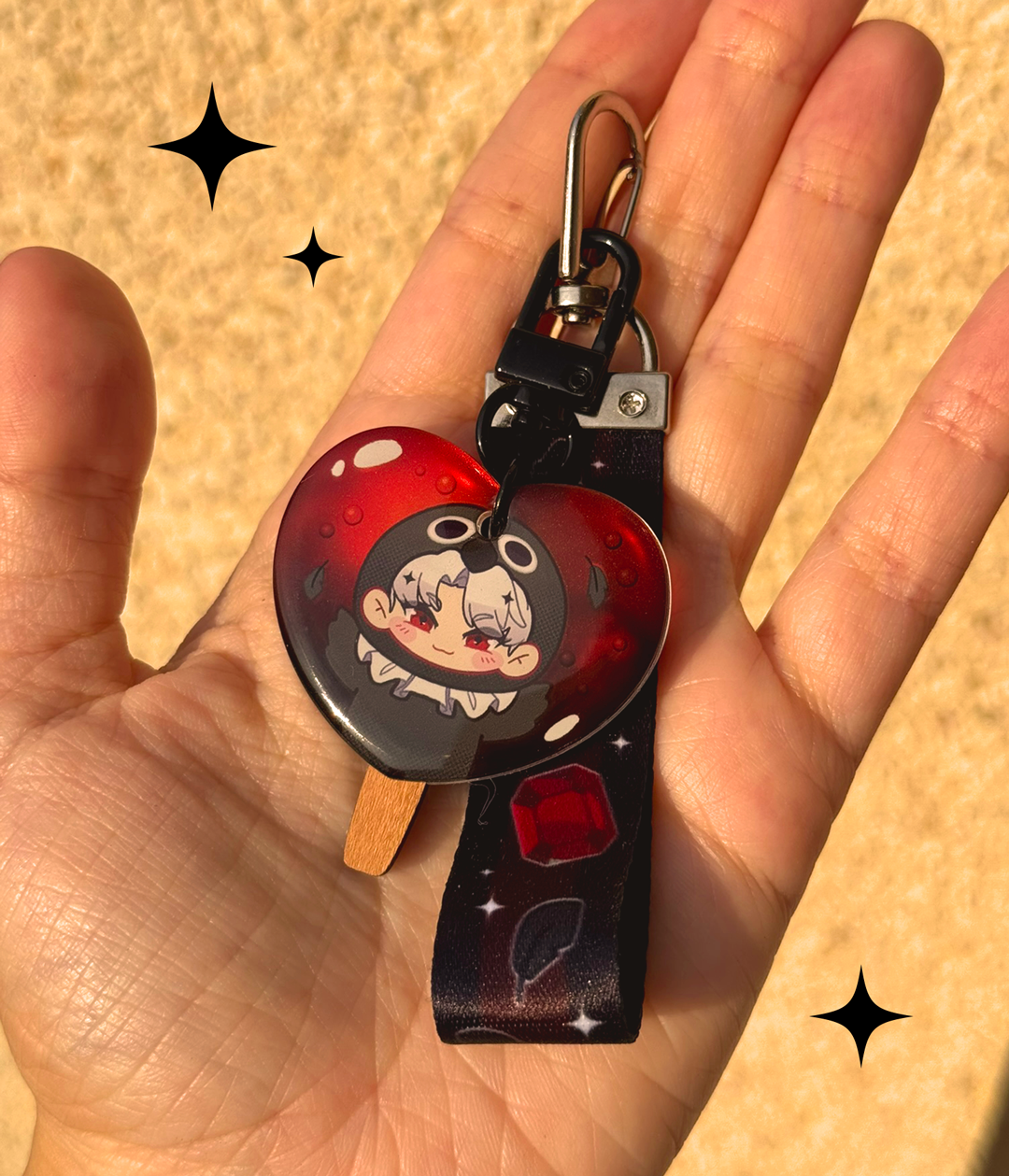 Love & Deepspace Popsicle Keychains