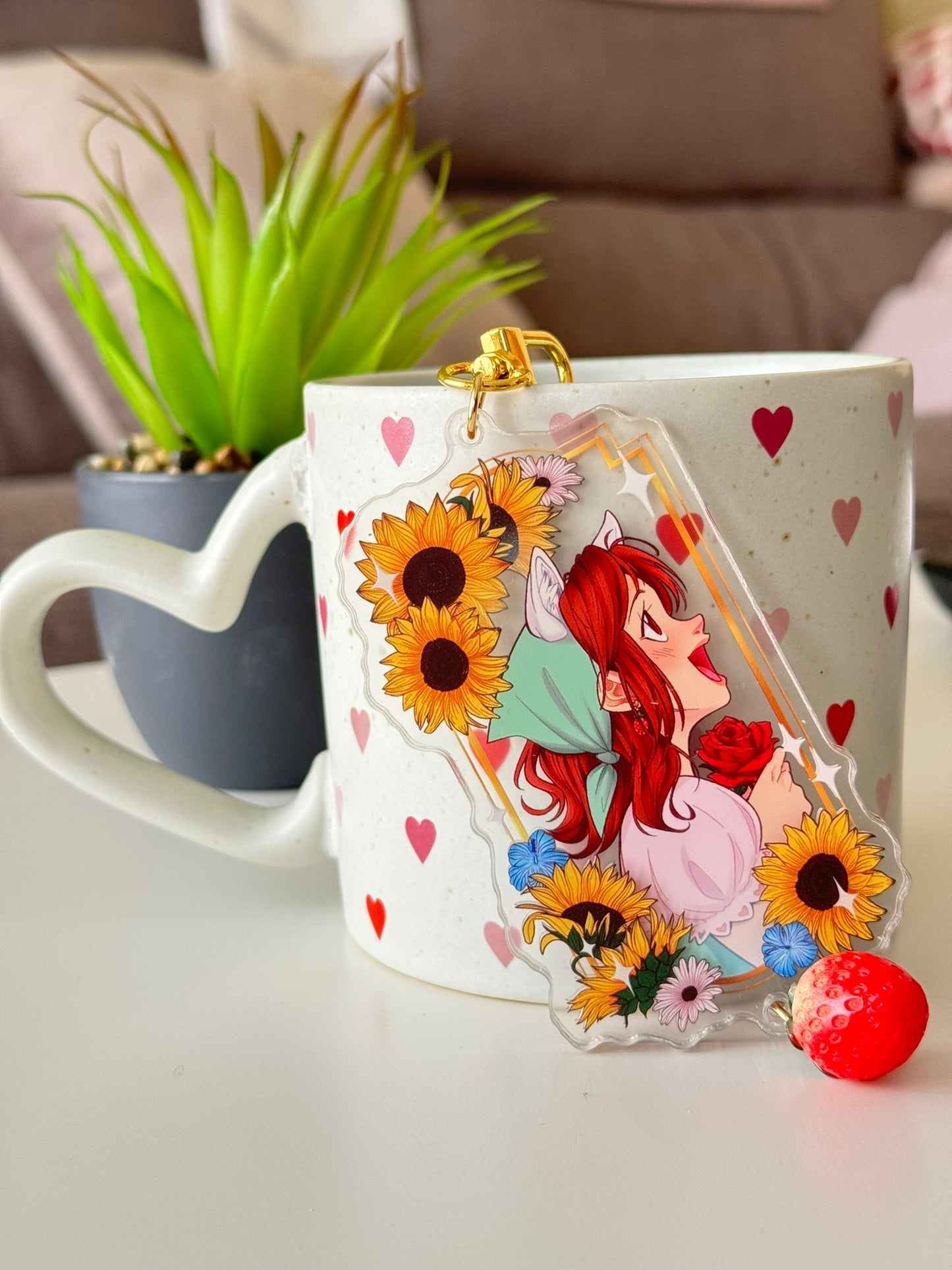 NANA & HACHI 3D Acrylic Keychains