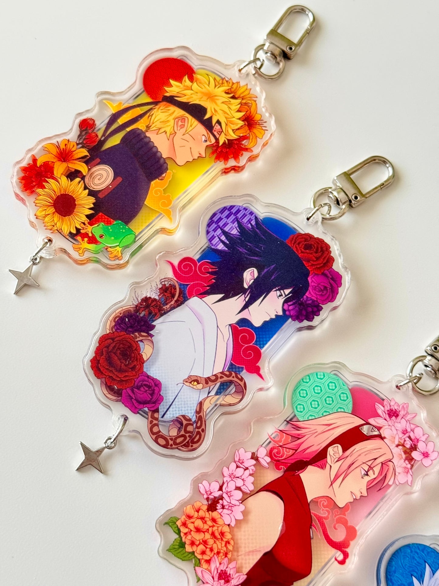 NARUTO 3D Acrylic Keychains