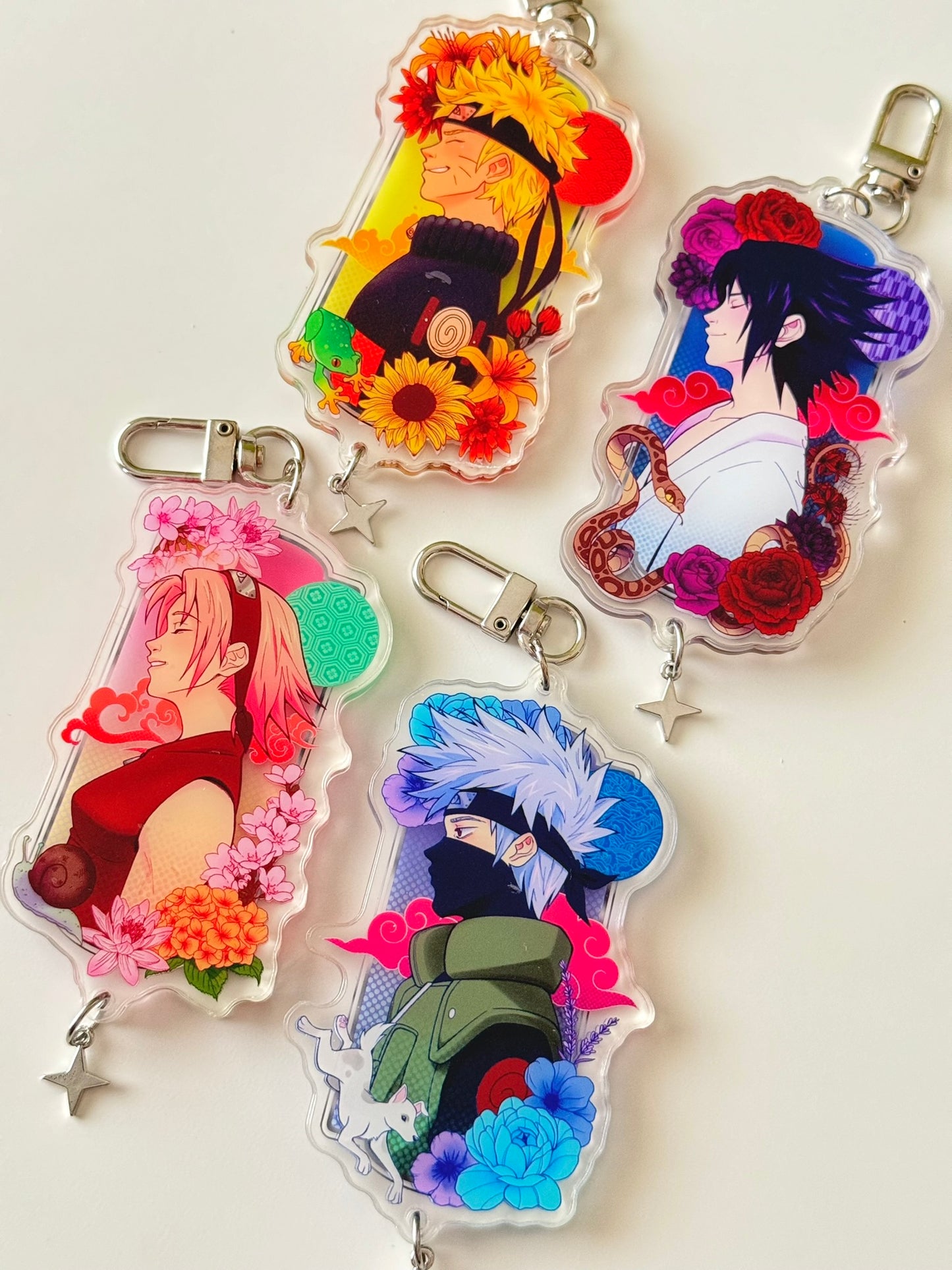 NARUTO 3D Acrylic Keychains