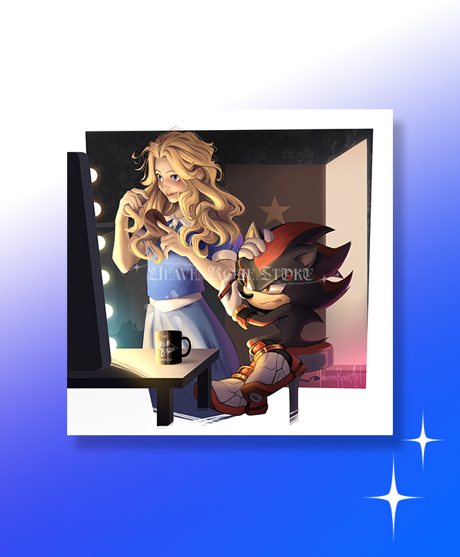 Shadow & Maria GRWM Print