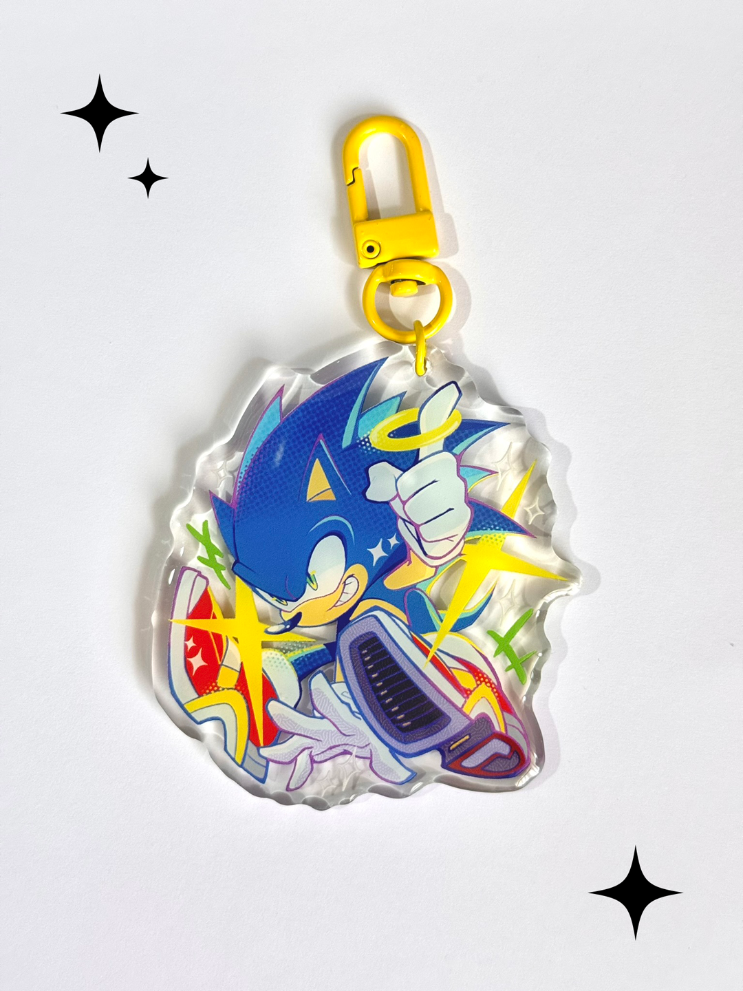 Sonic The Hedgehog Acrylic Keychains