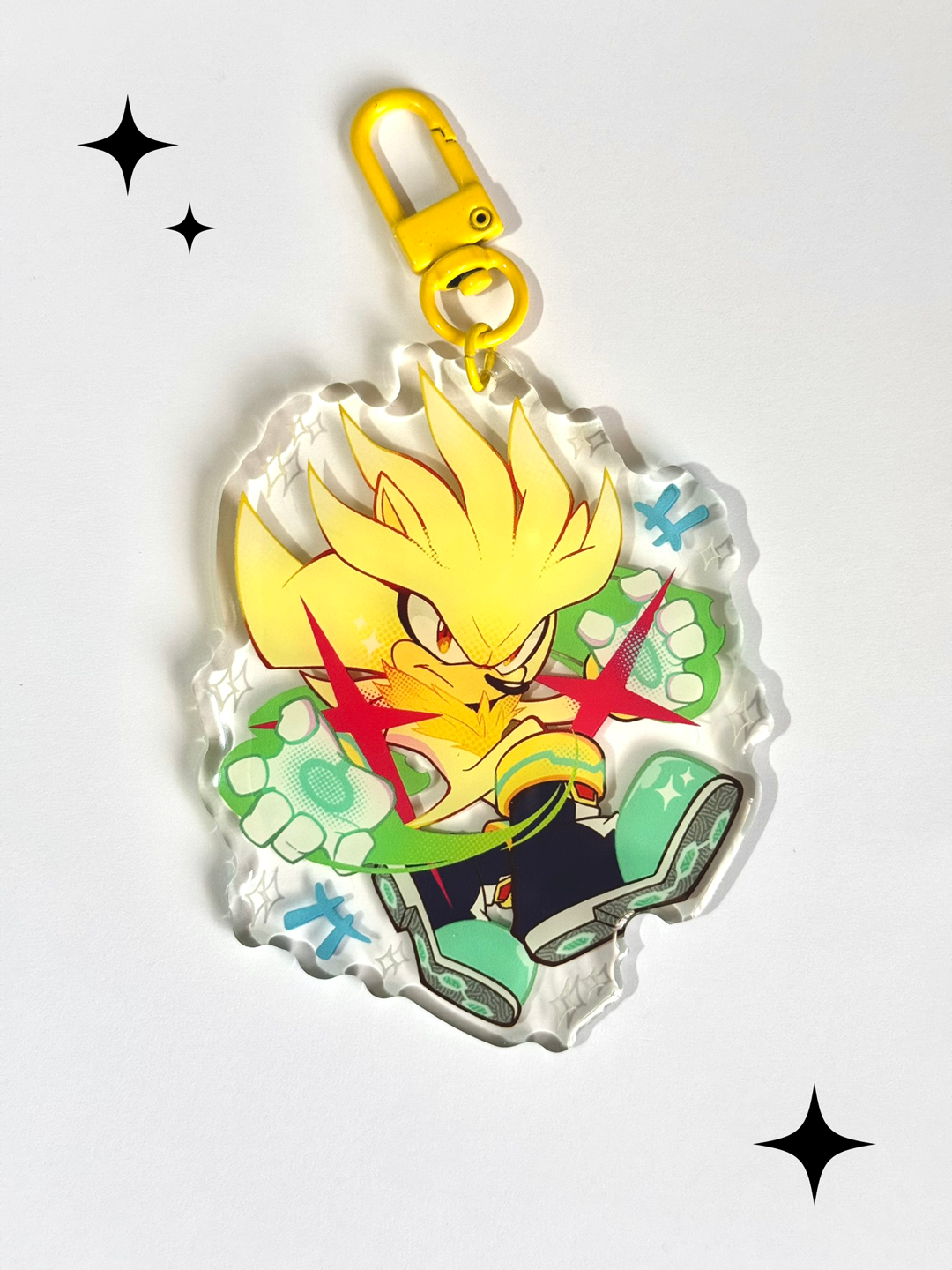 Sonic The Hedgehog Acrylic Keychains