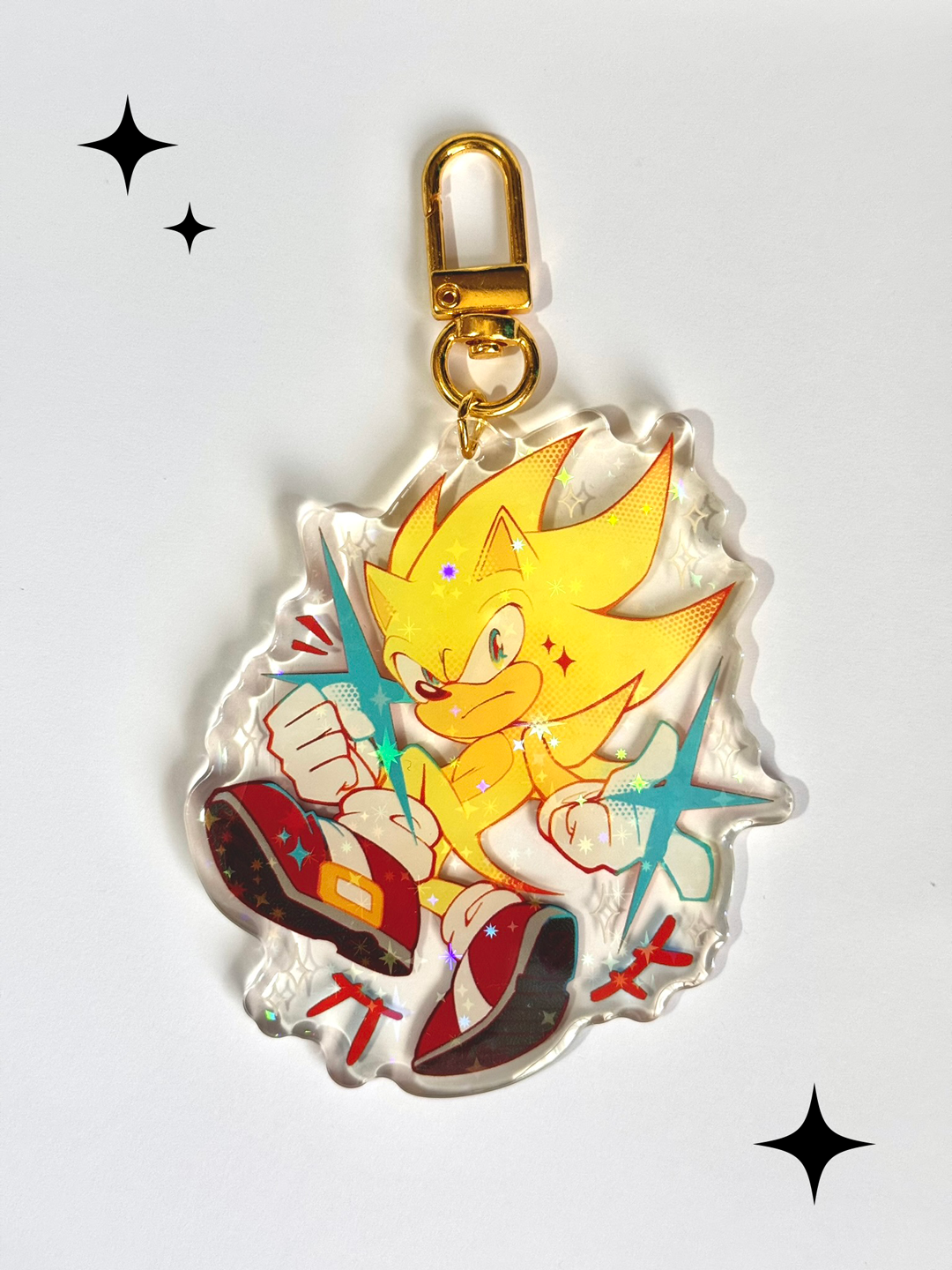 Sonic The Hedgehog Acrylic Keychains