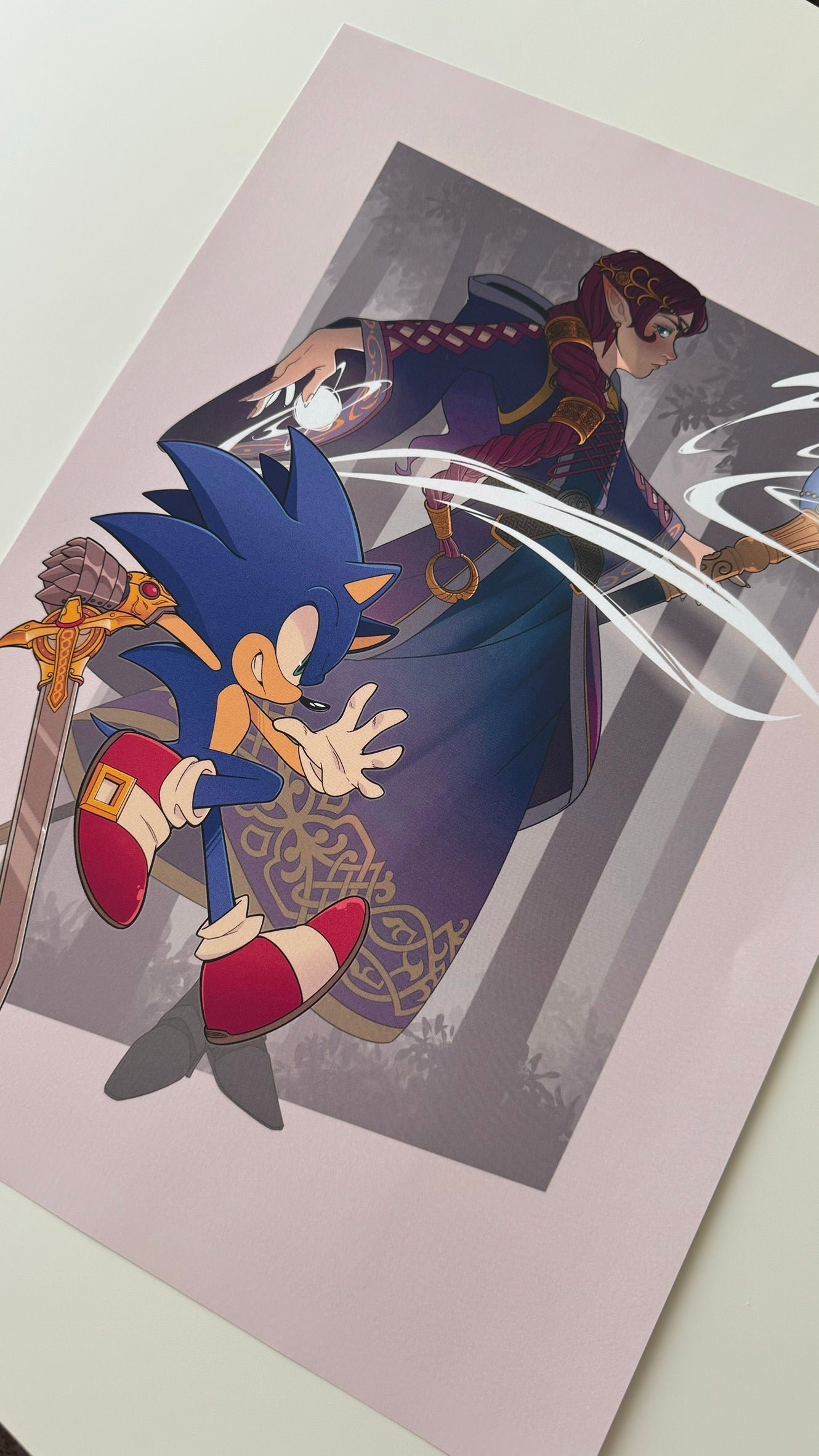 Sonic and the Black Knight Print