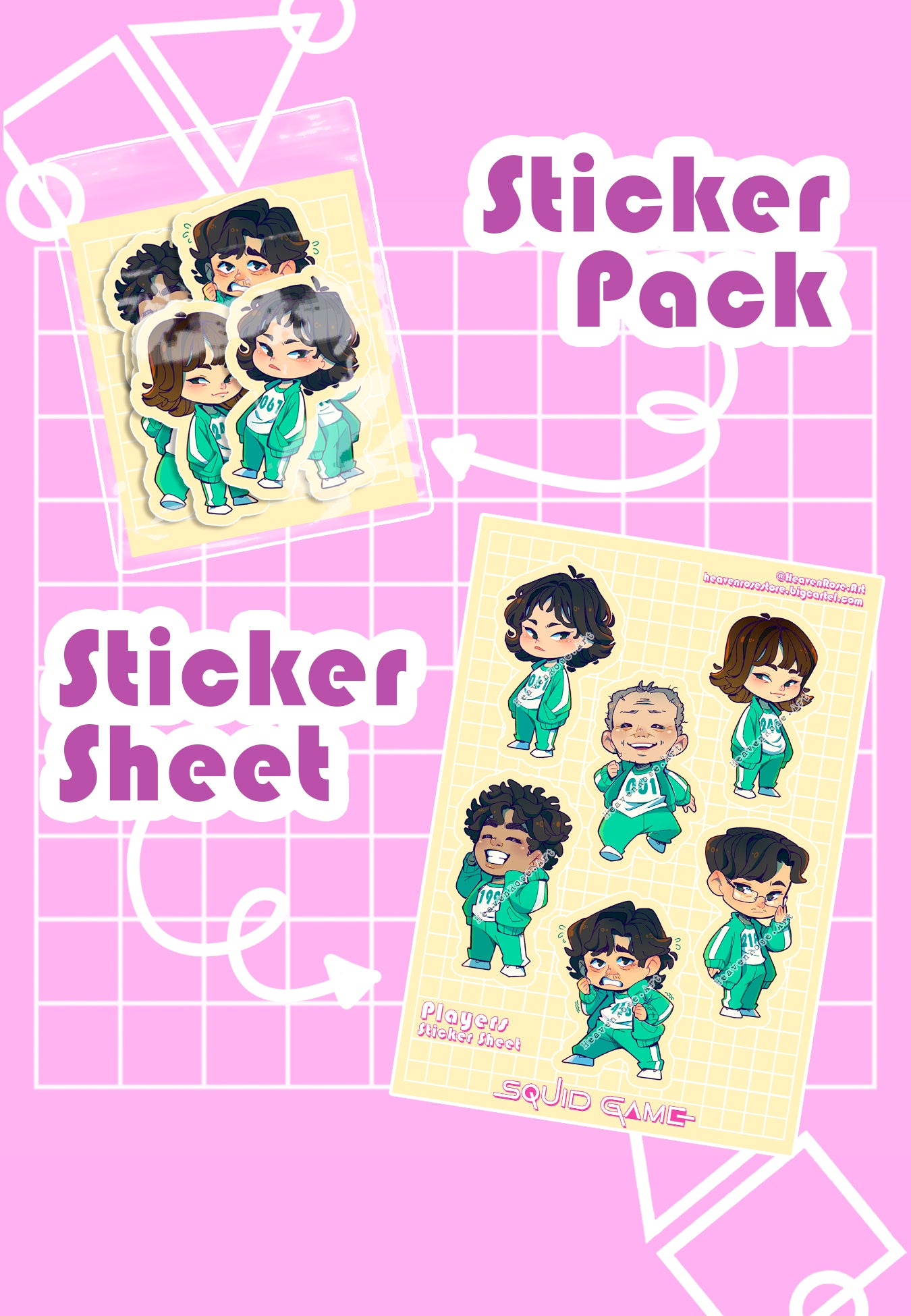 SQUID GAME Stickers