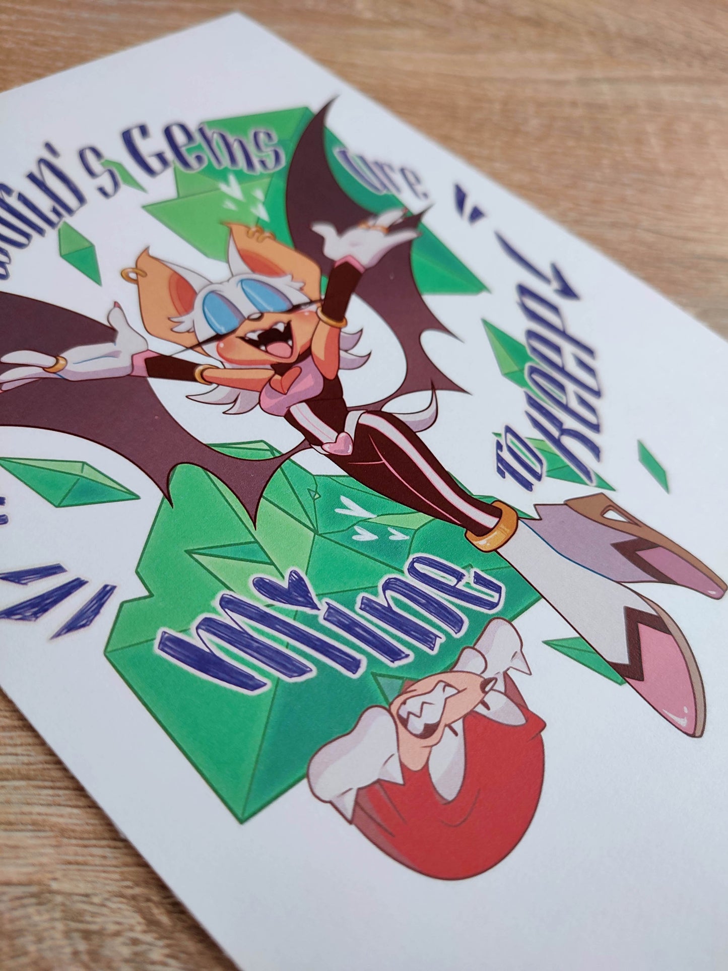 SONIC ADVENTURE 2 Treasure Hunter Print