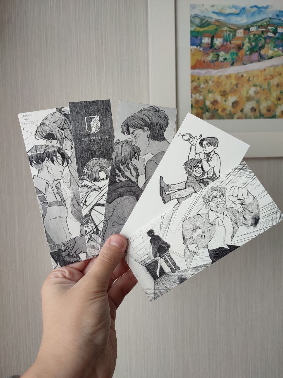 Attack On Titan SKETCH Bookmarks