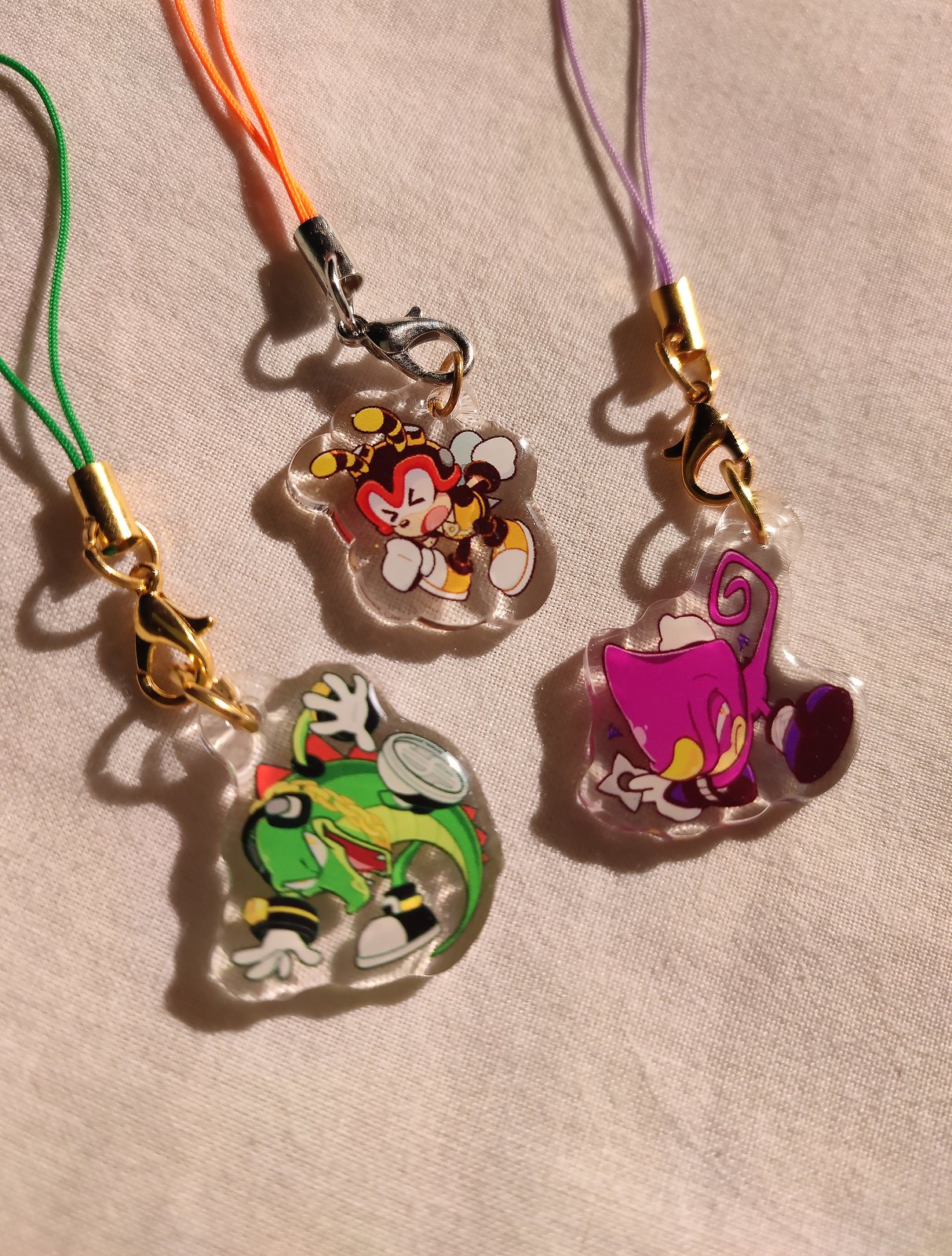CHAOTIX Sonic Phonecharms