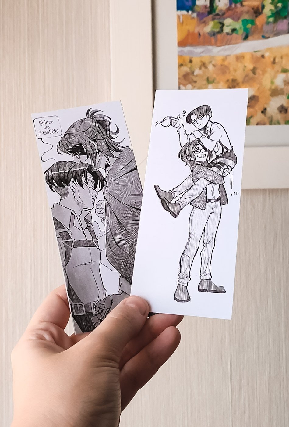 Attack On Titan SKETCH Bookmarks