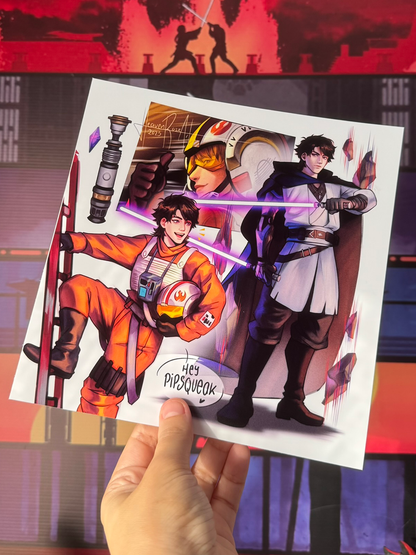 LOVE & DEEPSPACE x STAR WARS Prints