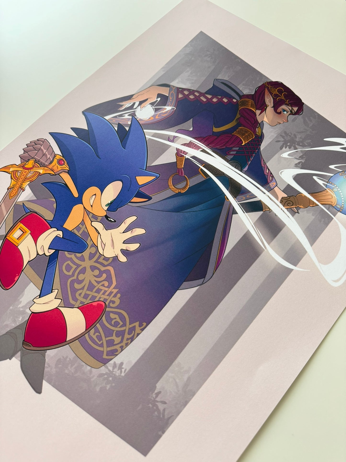 Sonic and the Black Knight Print