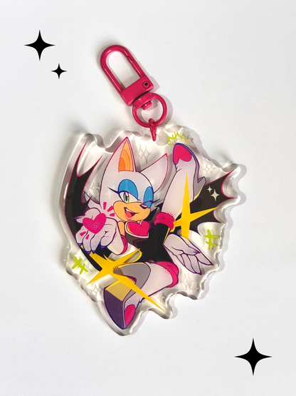 Sonic The Hedgehog Acrylic Keychains