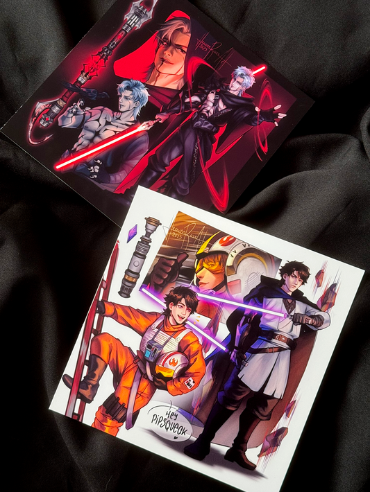 LOVE & DEEPSPACE x STAR WARS Prints