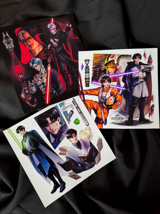LOVE & DEEPSPACE x STAR WARS Prints