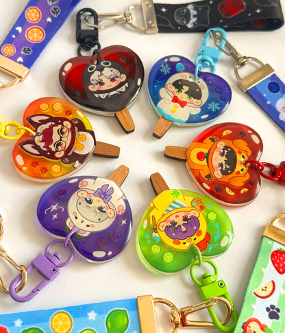 Love & Deepspace Popsicle Keychains