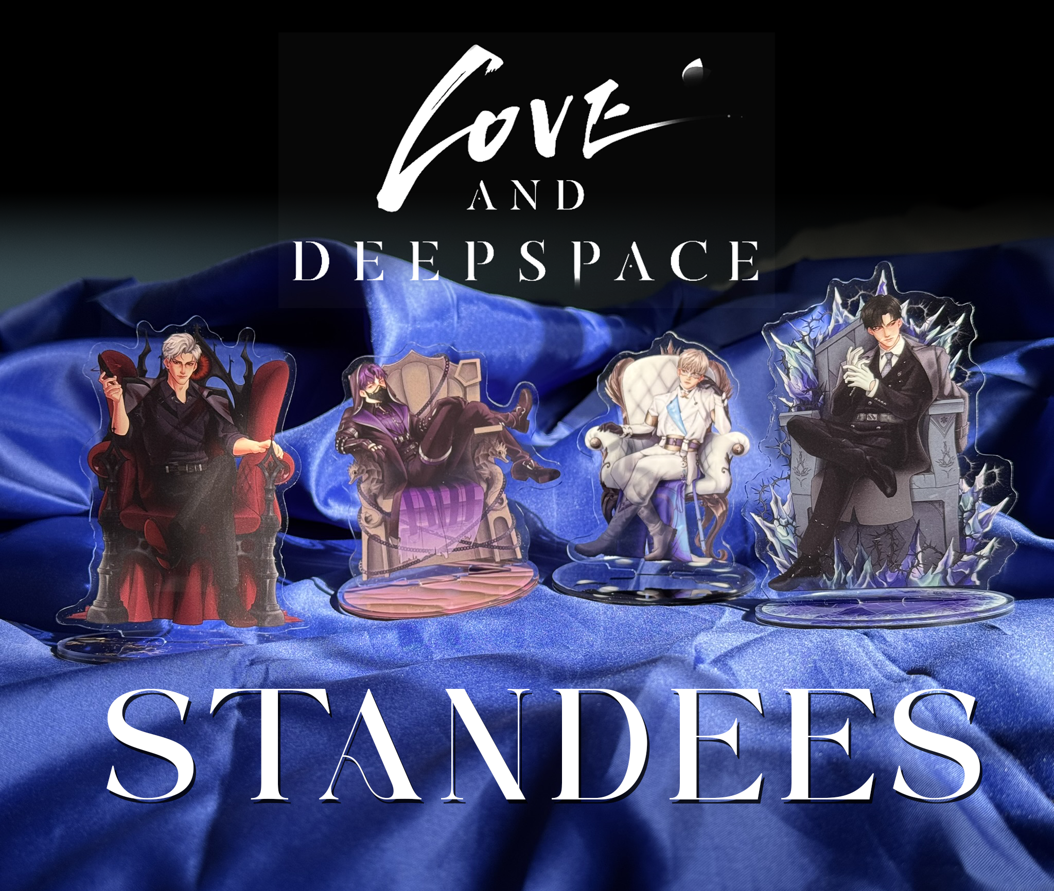 Love & Deepspace Standees - Sylus, Zayne, Rafayel & Xavier ...