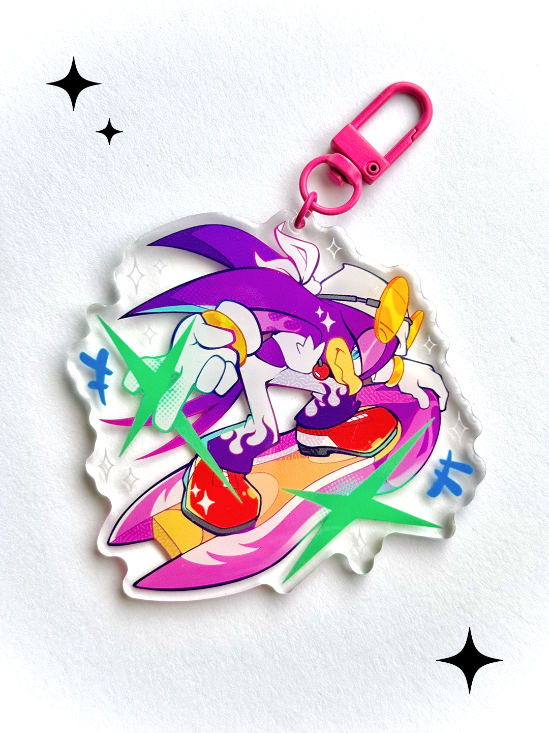 Sonic The Hedgehog Acrylic Keychains
