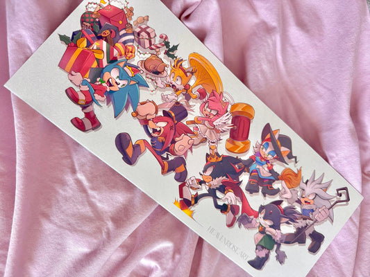 Sonic the Hedgehog Christmas Print