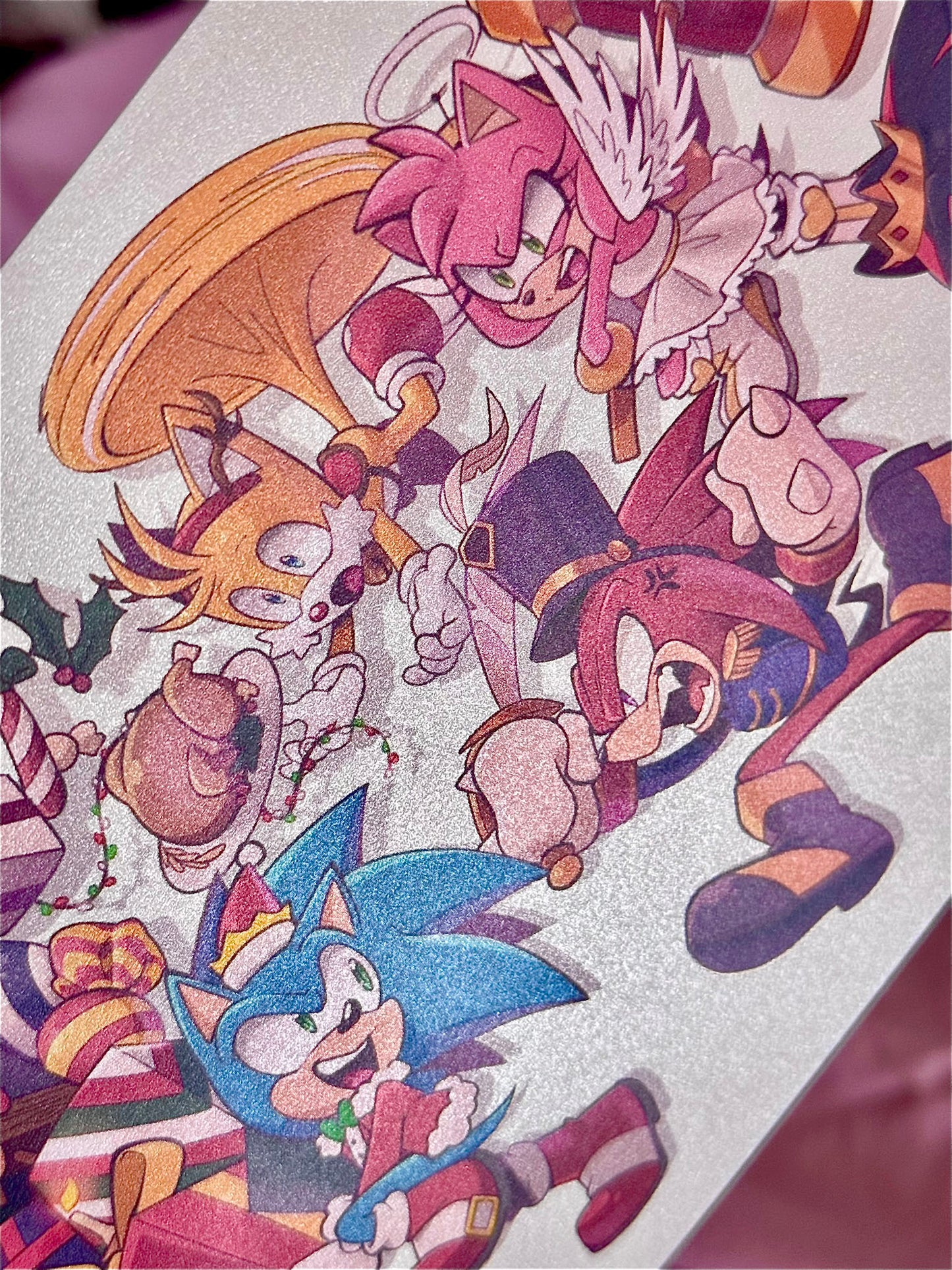 Sonic the Hedgehog Christmas Print