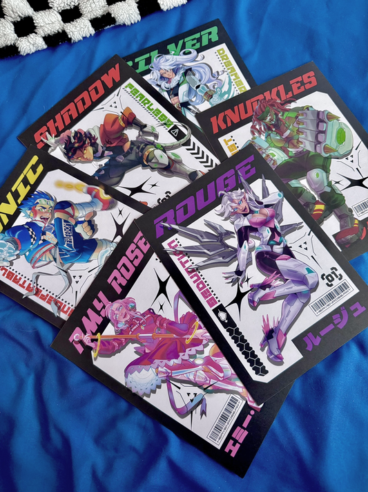 Cyberpunk x Sonic the Hedgehog Prints