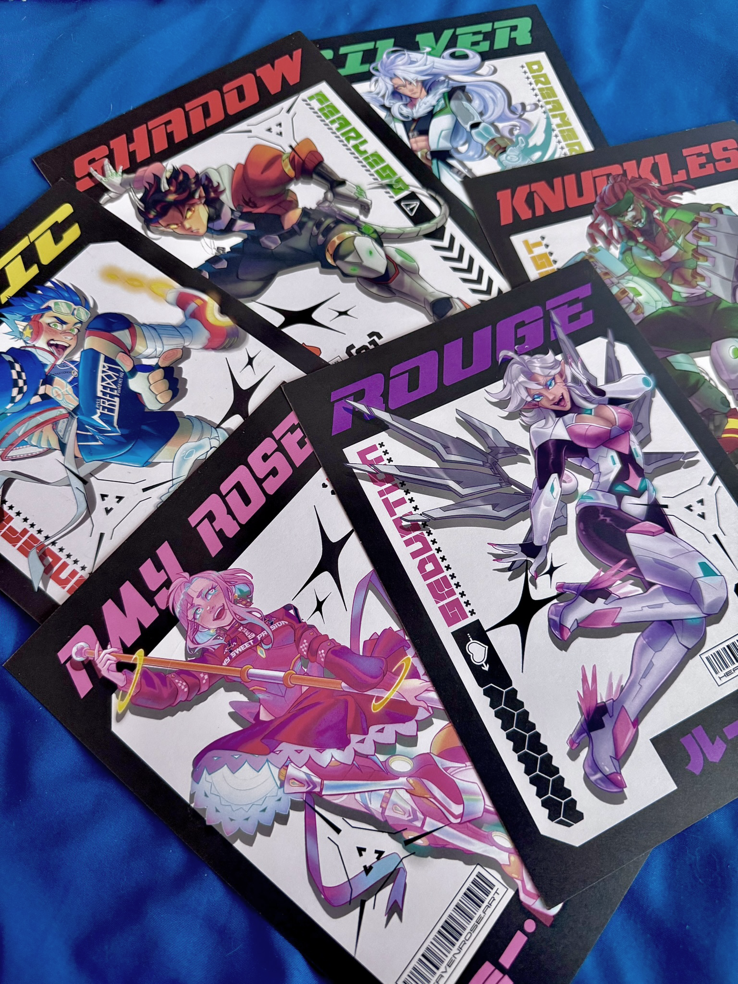 Cyberpunk x Sonic the Hedgehog Prints