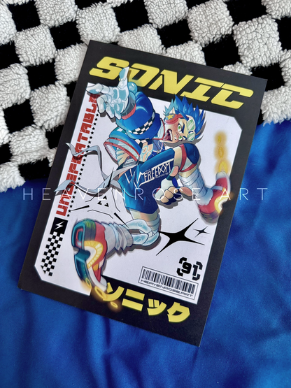 Cyberpunk x Sonic the Hedgehog Prints