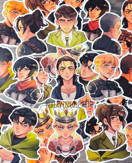 Attack On Titan (Shingeki No Kyojin) Season 4 Stickers