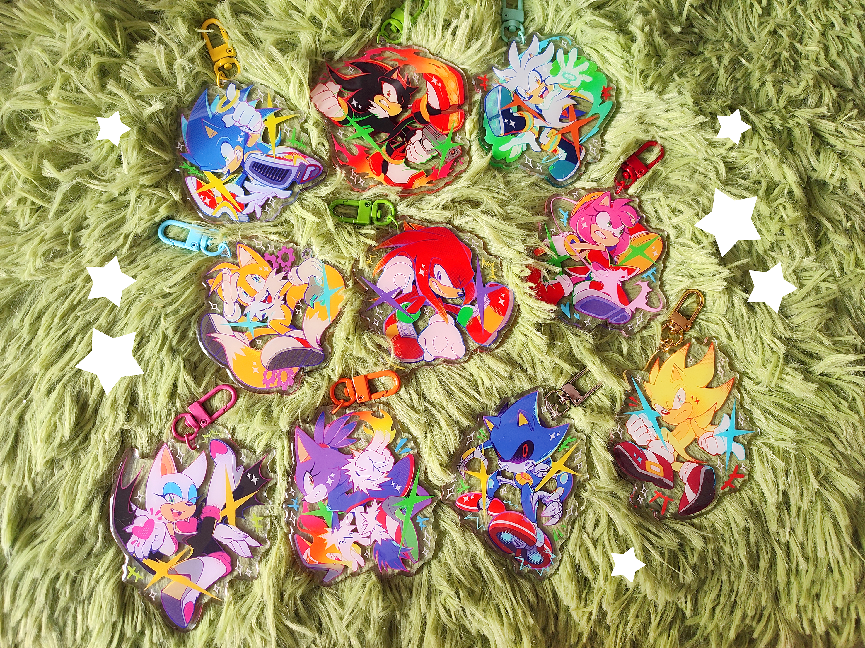 Sonic Phonecharms keychains preorders