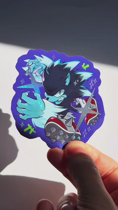 Sonic The Hedgehog Holographic Stickers