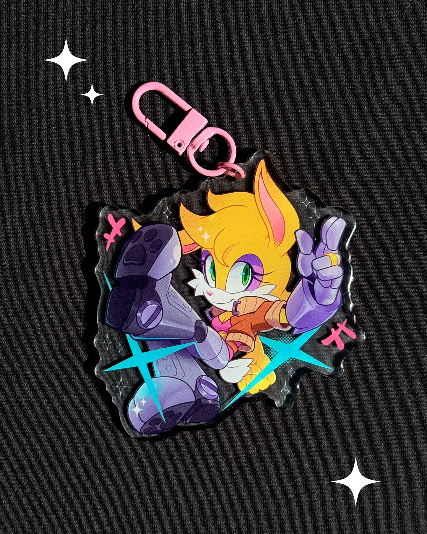 Sonic The Hedgehog [ARCHIE COMICS EDITION] Acrylic Keychains