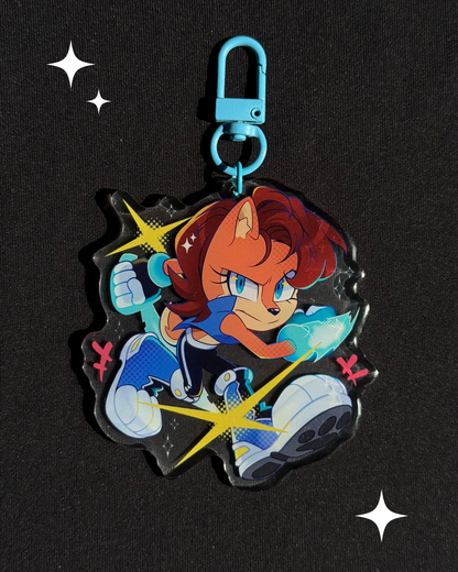 Sonic The Hedgehog [ARCHIE COMICS EDITION] Acrylic Keychains